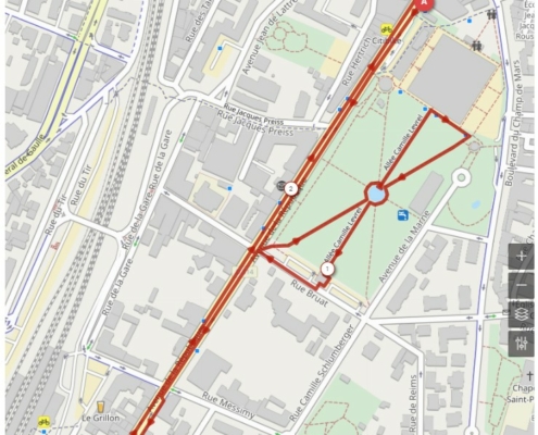 Parcours criterium Colmar